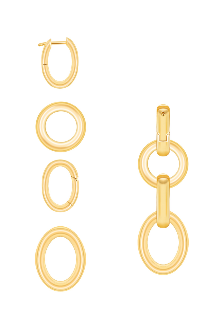 Renaissance Romance Earrings, Main, color, Gold