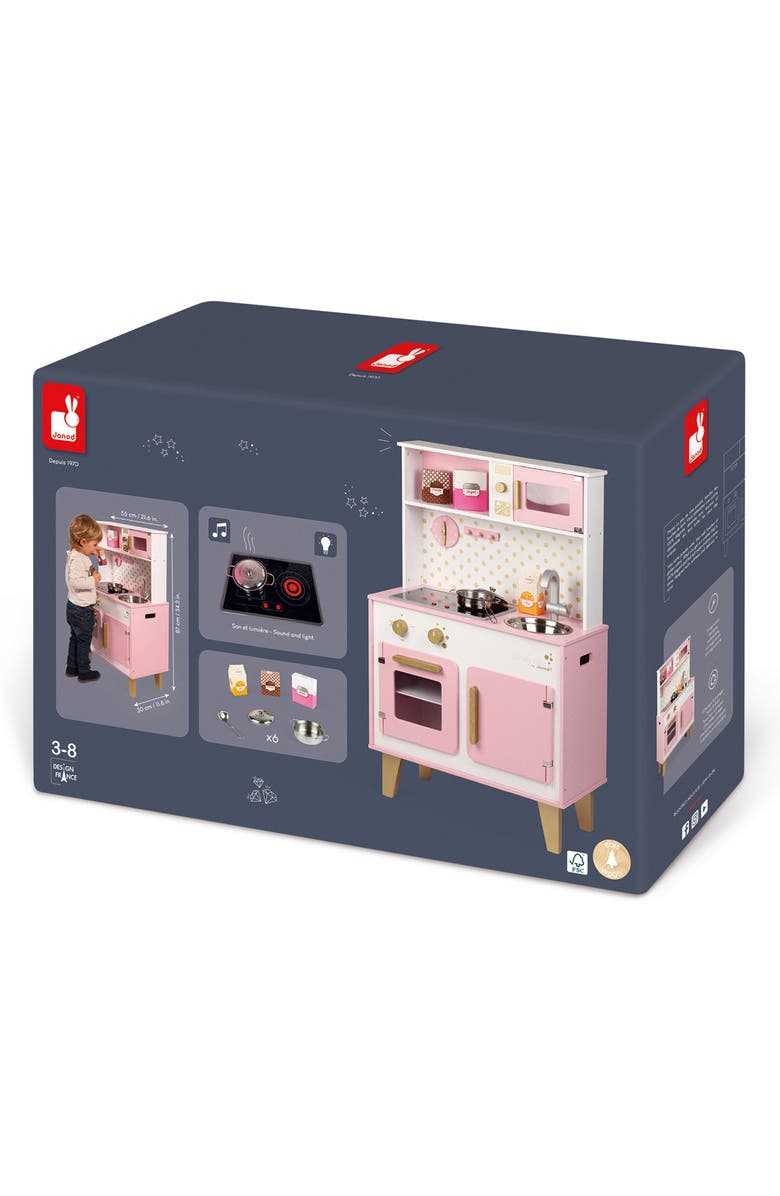 Janod Candy Chic Big Cooker 6-Piece Play Kitchen Set, Alternate, color,