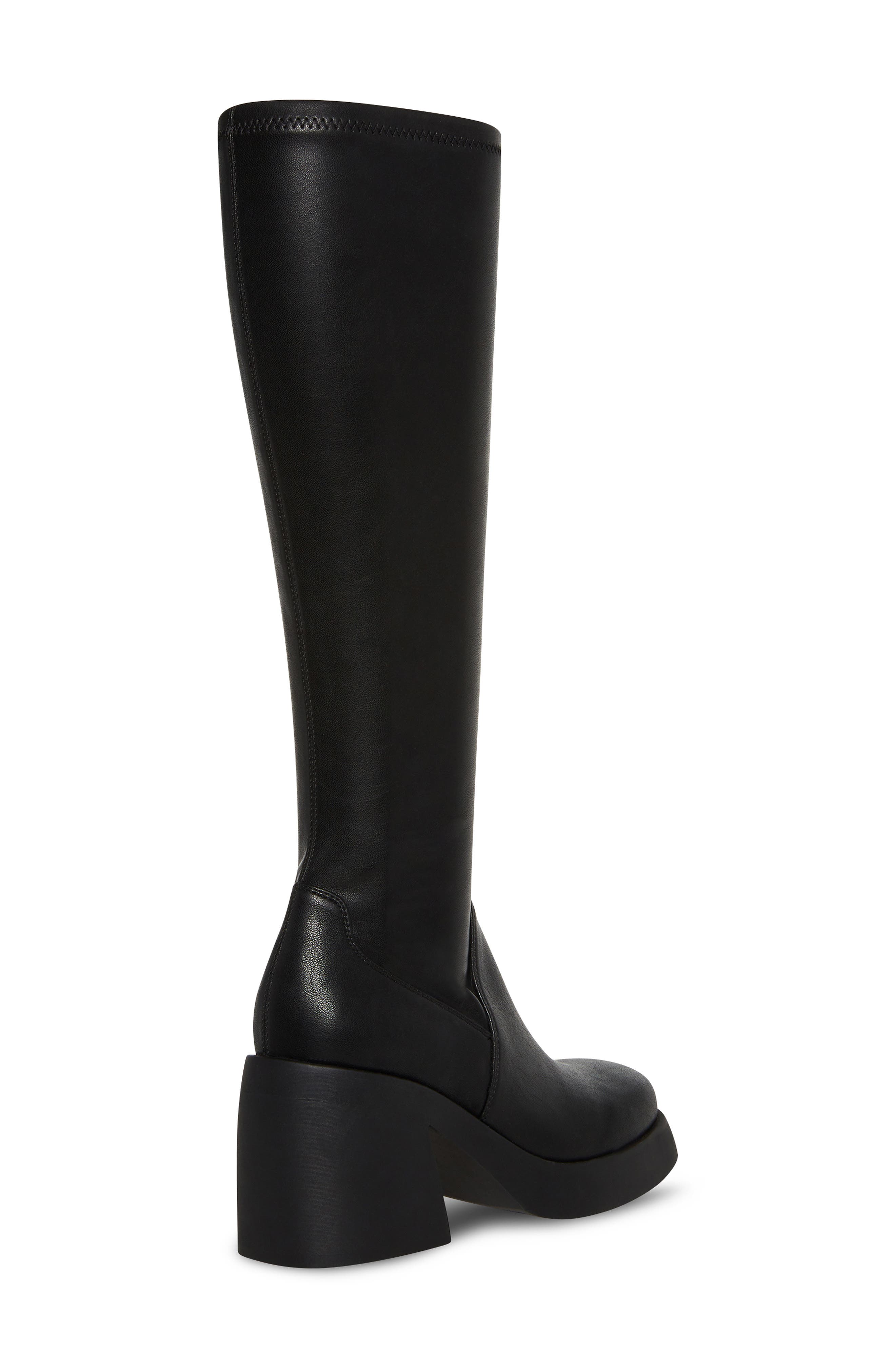 Baily Knee High Platform Boot, Alternate, color, BLACK