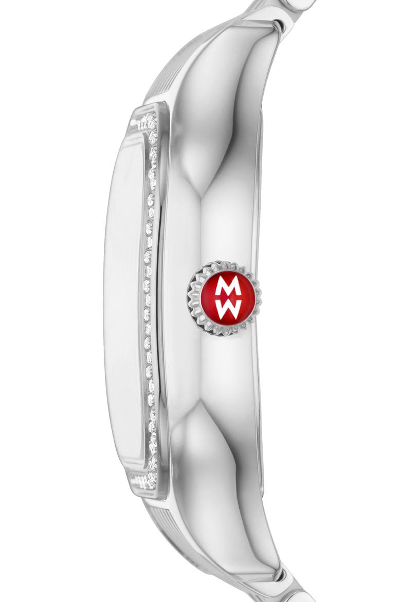 Meggie Diamond Dial Watch Head & Bracelet, 33mm, Alternate, color, STAINLESS