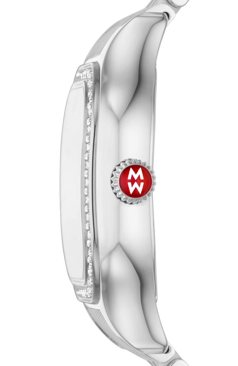 MICHELE Meggie Diamond Dial Watch Head & Bracelet, 33mm, Alternate, color,