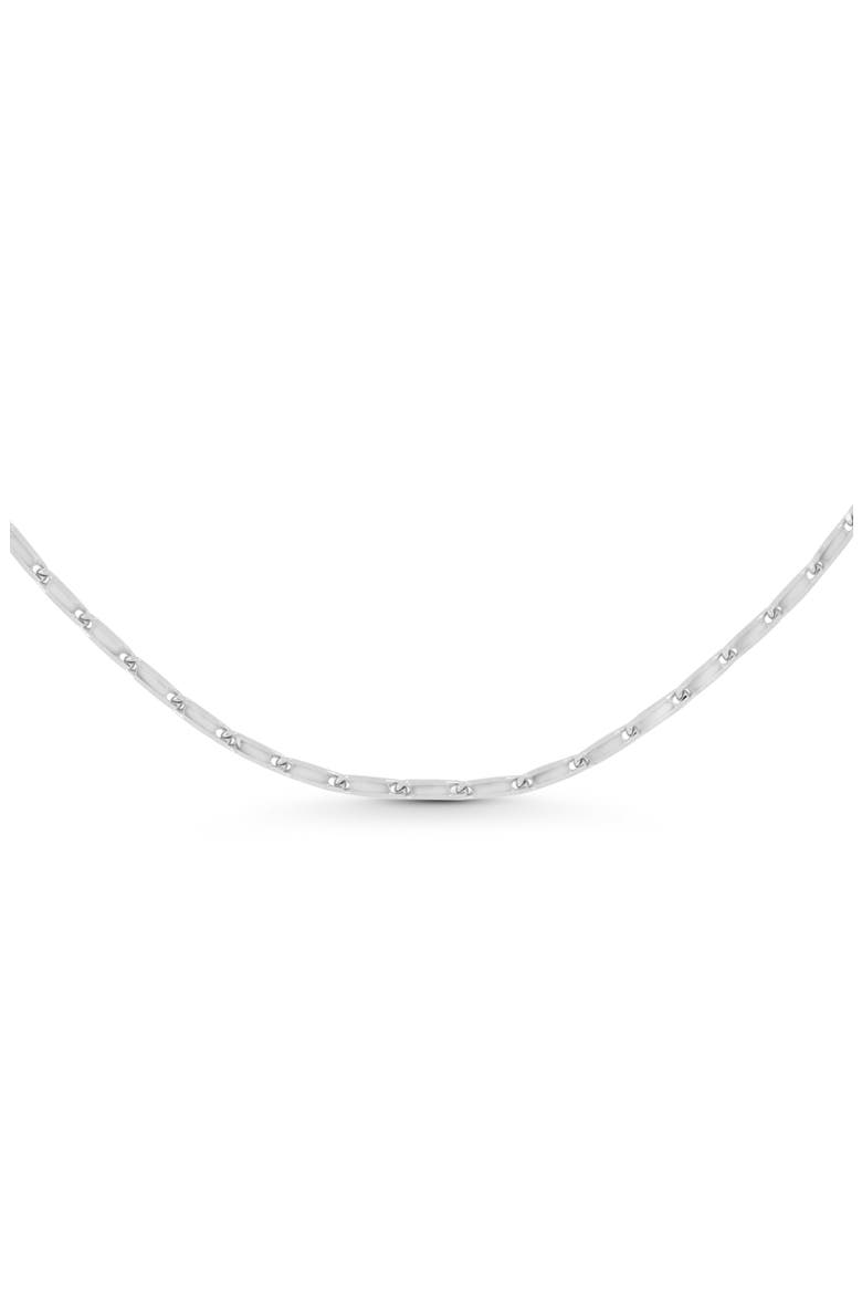 14K Gold Chain Necklace (Online Trunk Show), Alternate, color, 14K WHITE GOLD