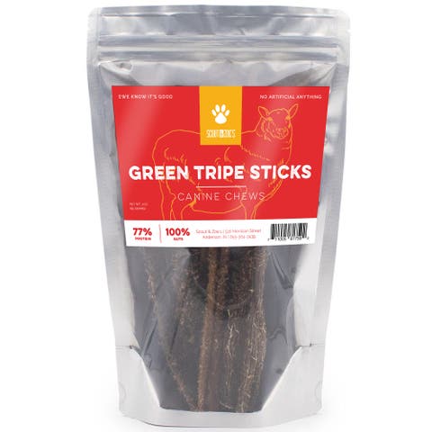 Lamb Green Tripe, 3oz Dog Treats, Dehydrated Single Ingredient