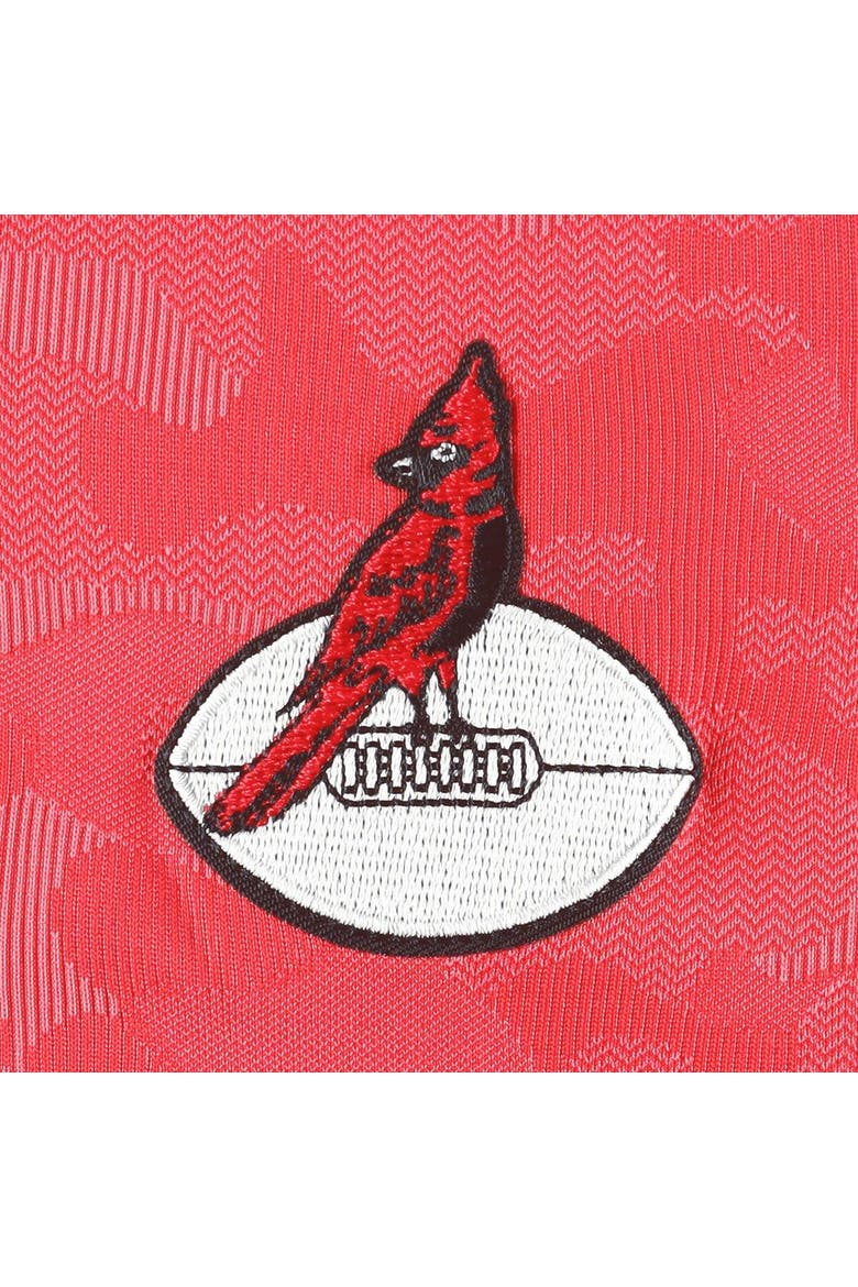 Men's Antigua Red Arizona Cardinals Brigade Throwback Quarter-Zip Top, Alternate, color, Red