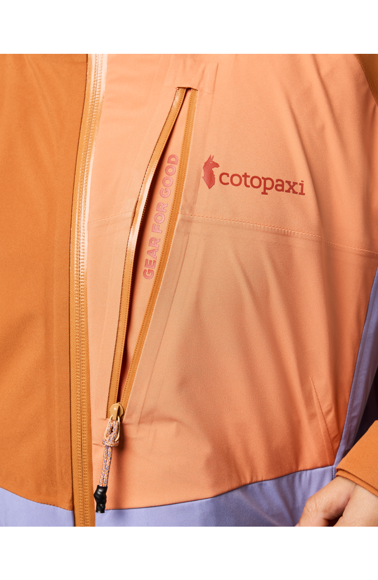Cotopaxi Impermeo 3L Hooded Shell Jacket - Women's, Alternate, color, Whiskey And Aster