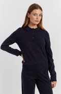 Chinti & Parker Wool Cashmere Polo Sweater