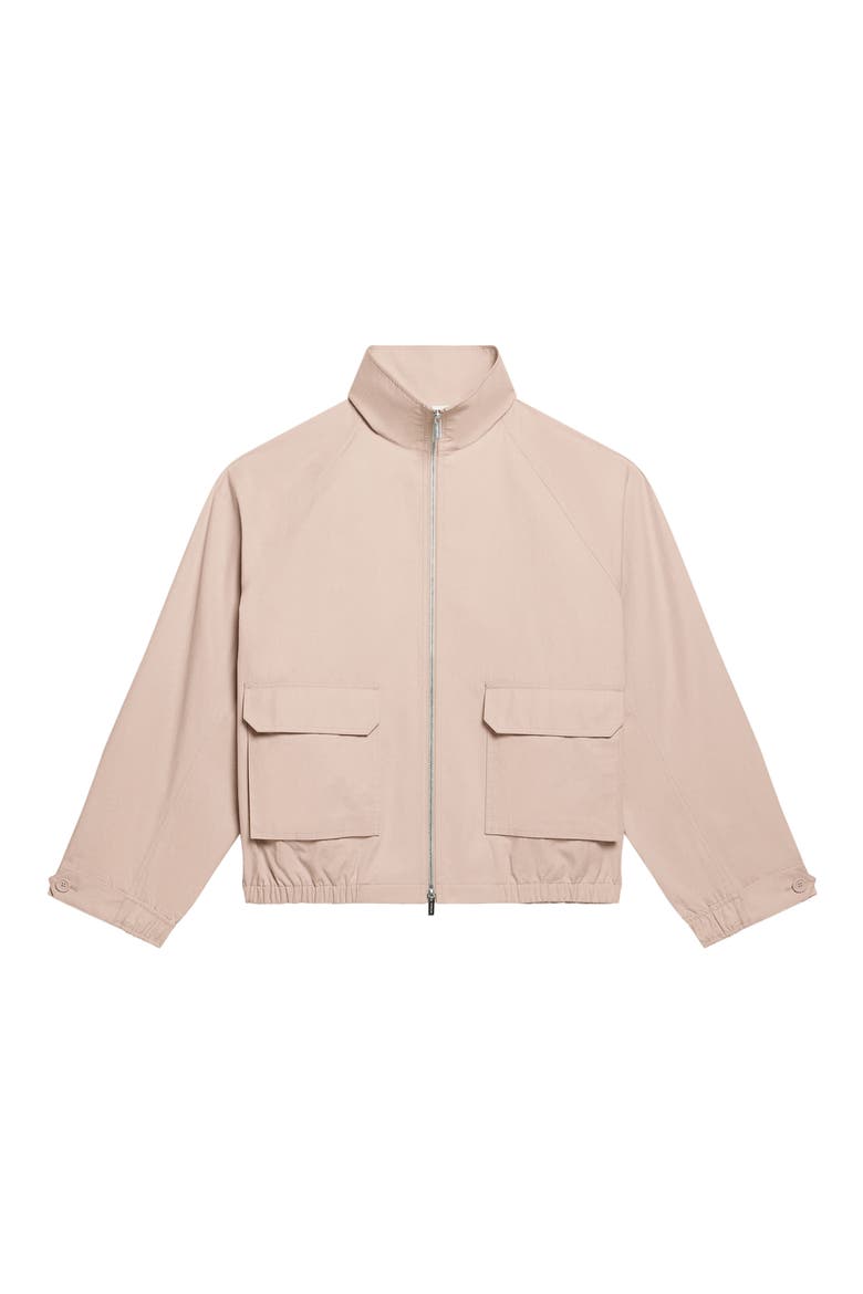 Twill Crop Utility Jacket, Alternate, color, ICE