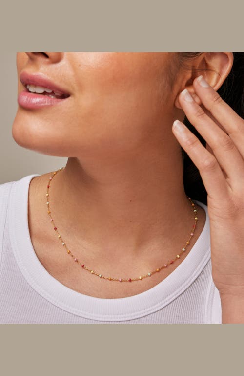 Enamel Copenhagen Lola Necklace In Gold