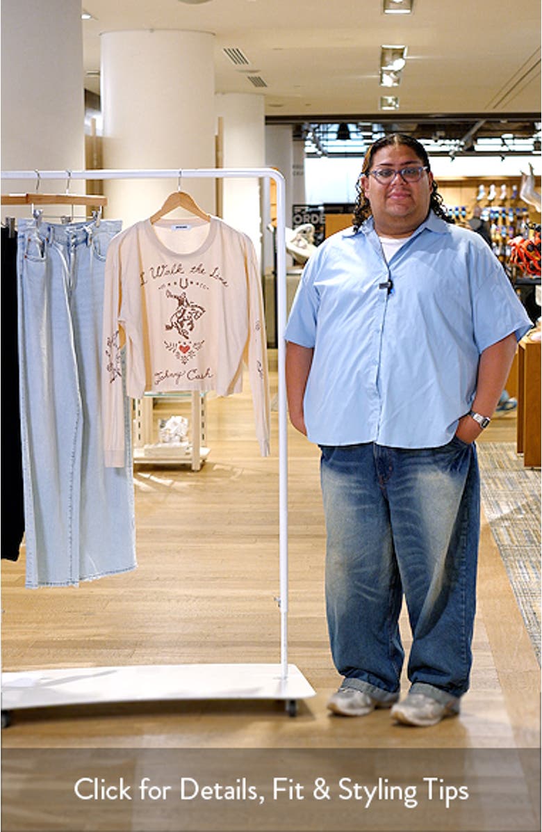 Johnny Cash Walk the Line Cotton Graphic T-Shir, sales video thumbnail