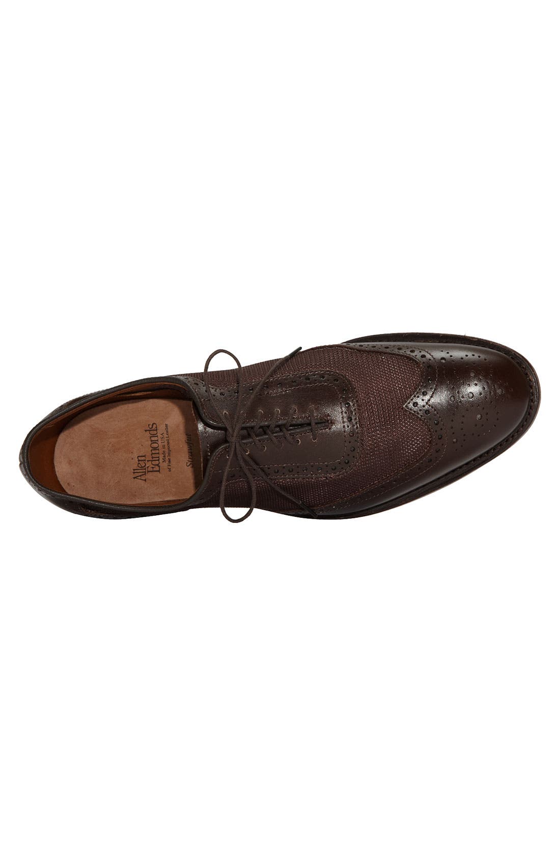 'Strawfut' Oxford, Alternate, color, BROWN/NAVY