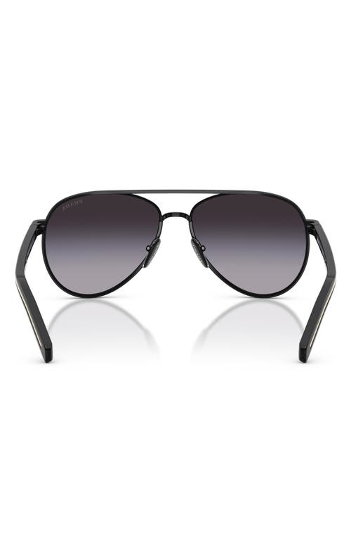 Prada 59mm Pilot Sunglasses