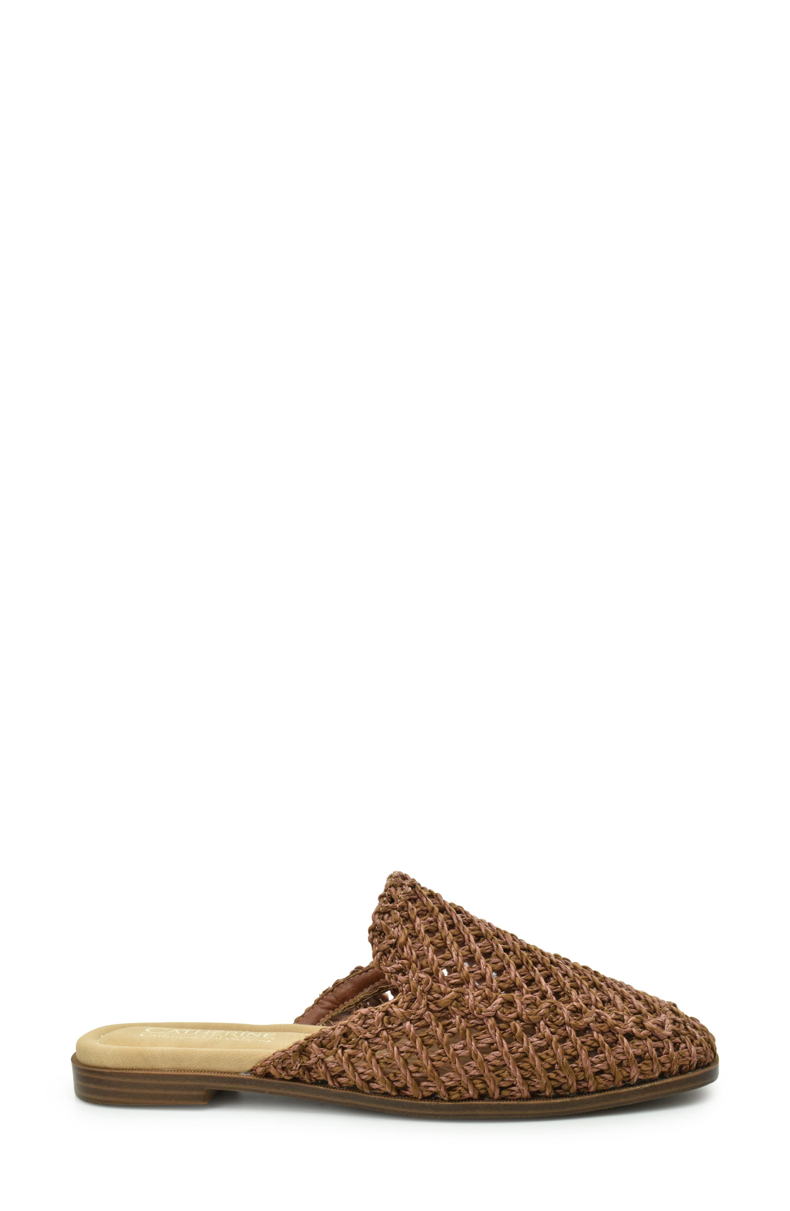 Raffia Mule, Alternate, color, BROWN