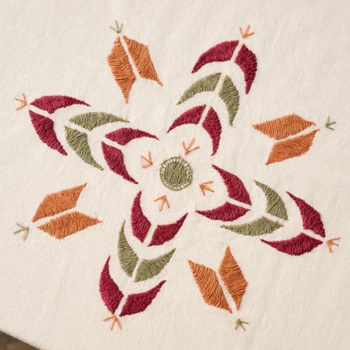 Ten Thousand Villages Jodana Embroidered Tablecloth In Multi