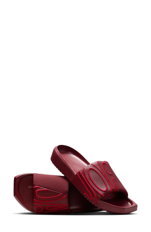 Jordan Nola Sport Slide In Burgundy
