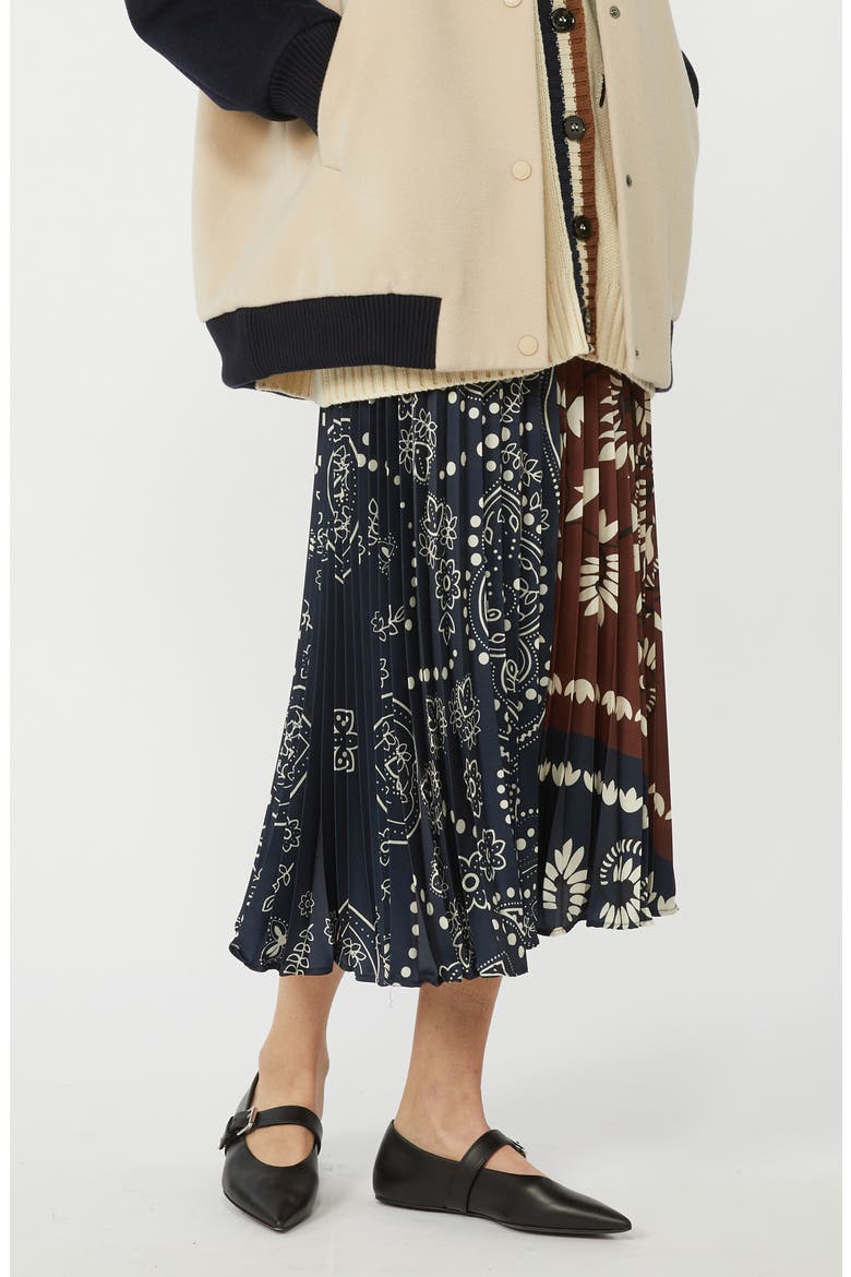 Weekend Max Mara Milord Mix Print Midi Skirt (Women) | Nordstrom