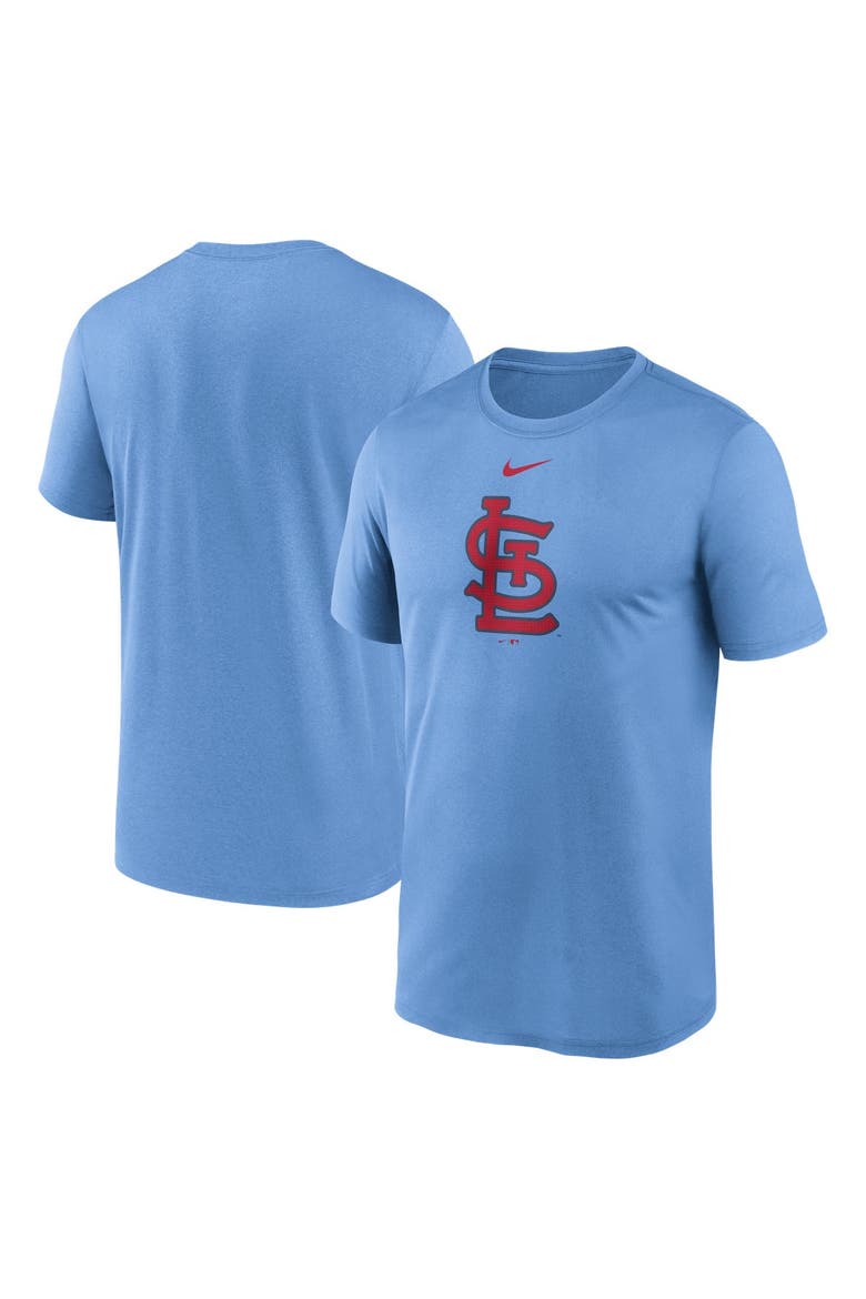 Men's Nike  Light Blue St. Louis Cardinals Legend Fuse Large Logo Dri-FIT T-Shirt, Main, color, Light Blue