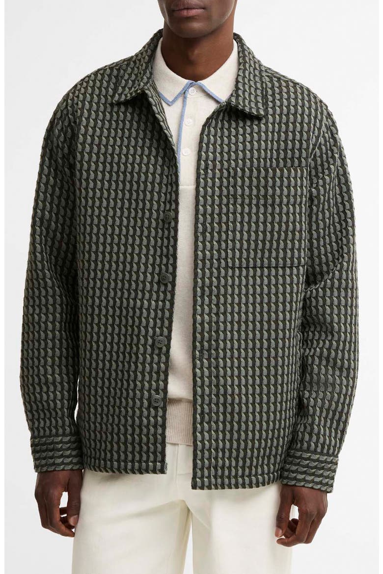Emlyn Textured Overshirt, Main, color, SAGE