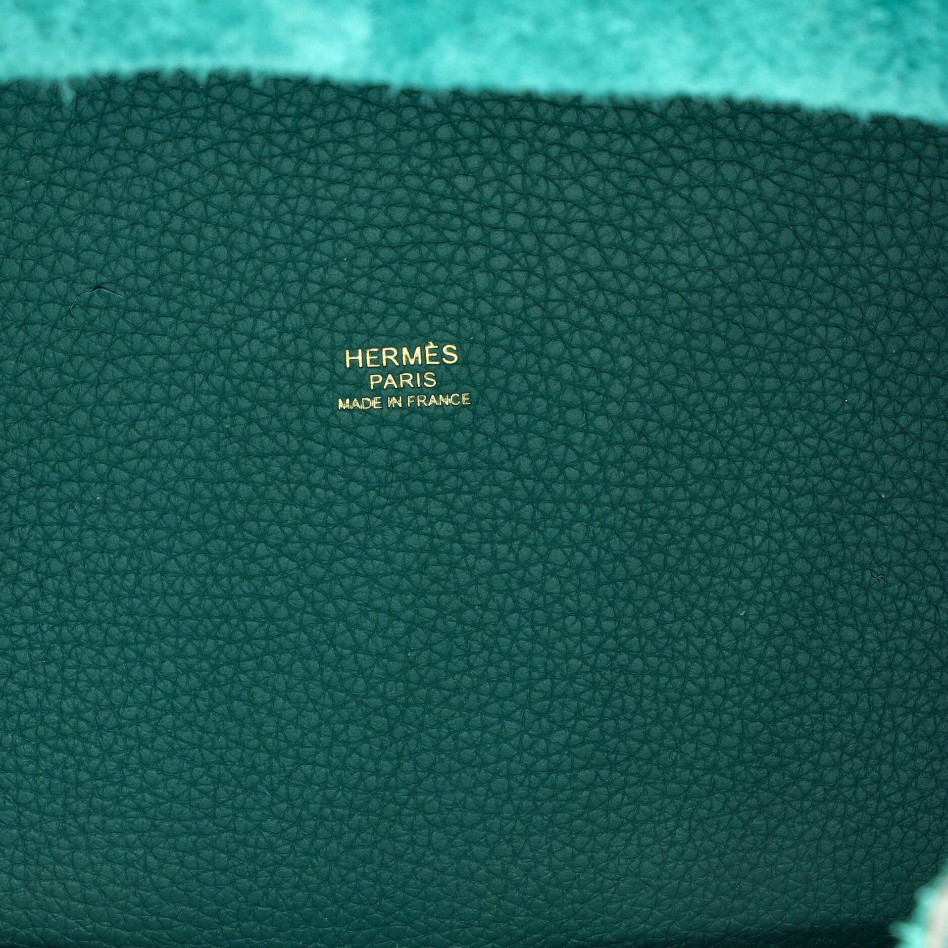Pre-Owned Hermes Picotin Lock Bag Clemence MM, Alternate, color, Vert Verone