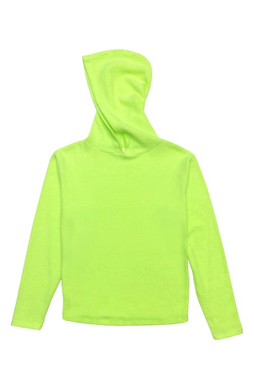 Suzette Collection Kids' Supersoft Waffle Hoodie in Lime Green  product