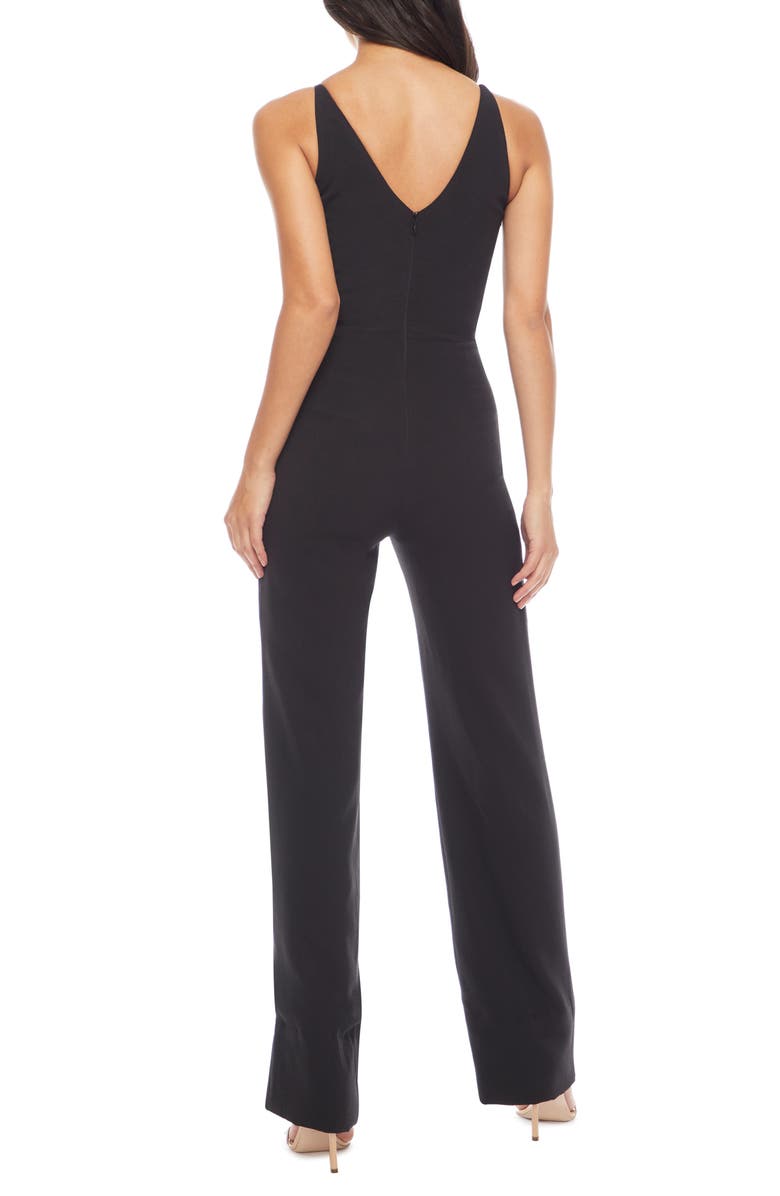 Dress the Population Sam Ruched Jumpsuit, Alternate, color,