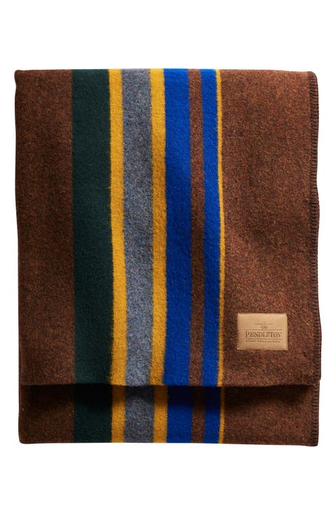 Yakima Camp Wool Blend Throw Blanket