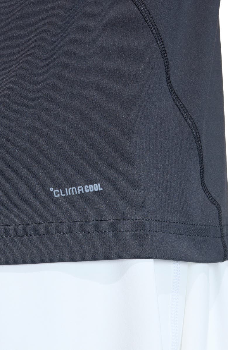 adidas Club High Neck Racerback Tank, Alternate, color, Black