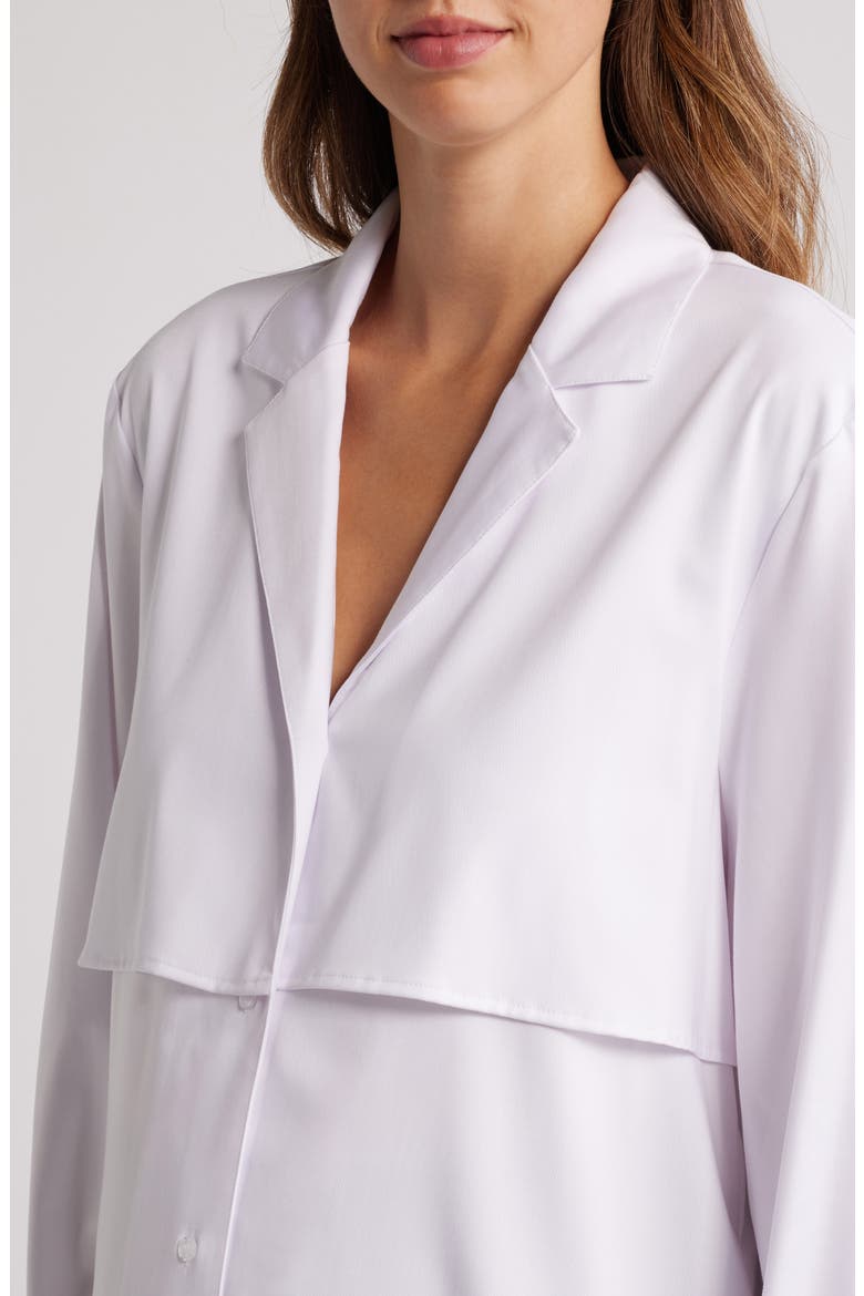 Adele Trench Shirt, Alternate, color, WHITE