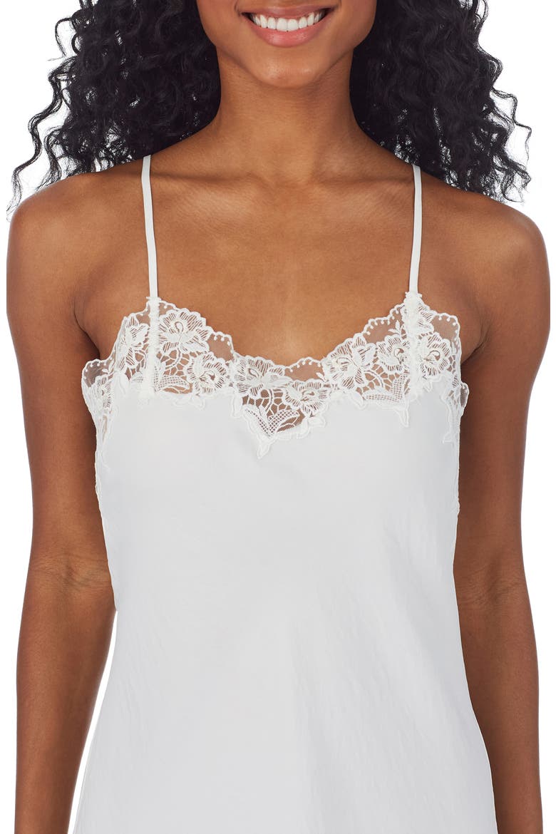 Ballet Satin Chemise, Alternate, color, WINTER WHITE