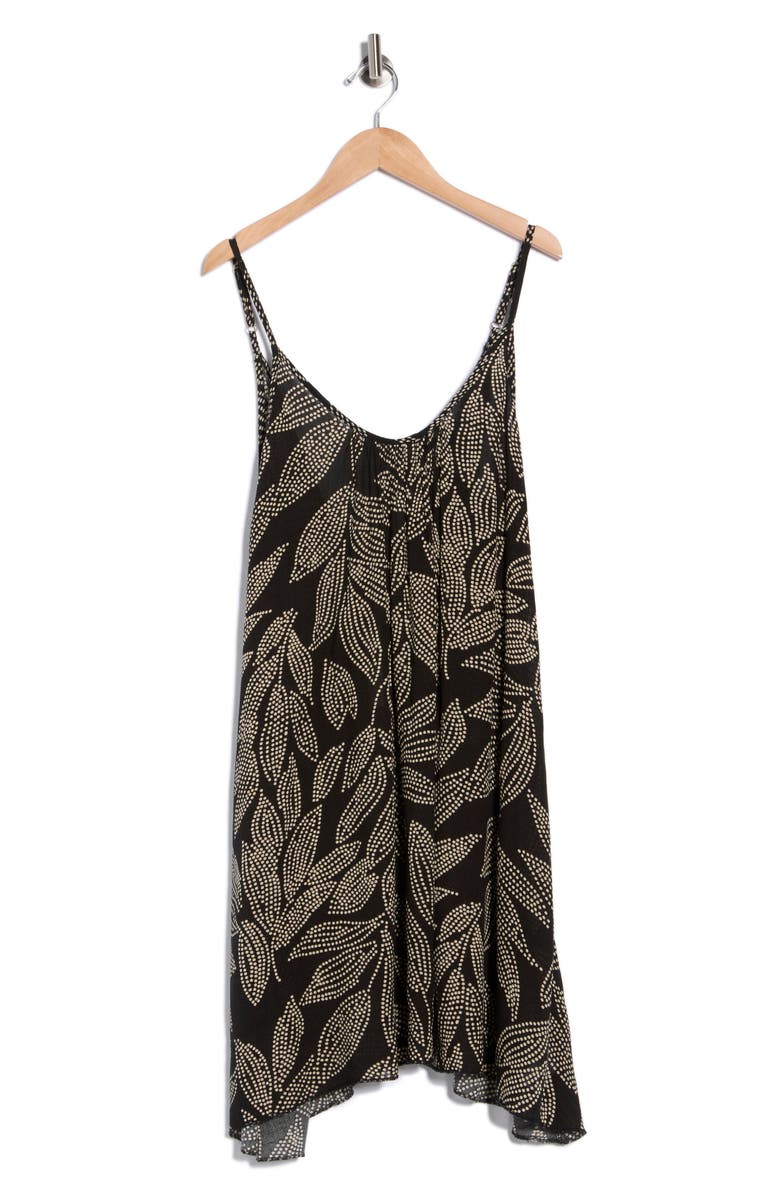 Elan Printed Cover-Up Dress, Alternate, color, Black Cartagena