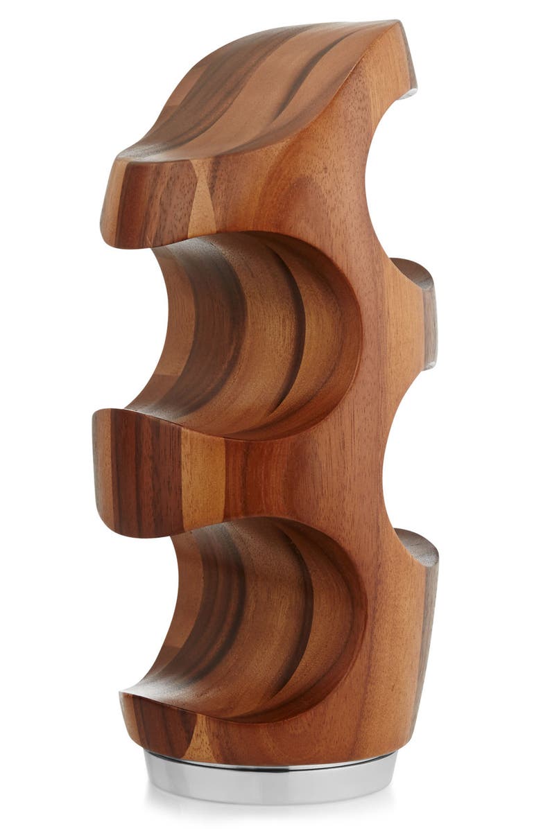 Nambé Vie Wine Rack, Main, color, Brown