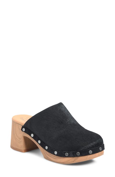 Talisa Genuine Calf Hair Clog