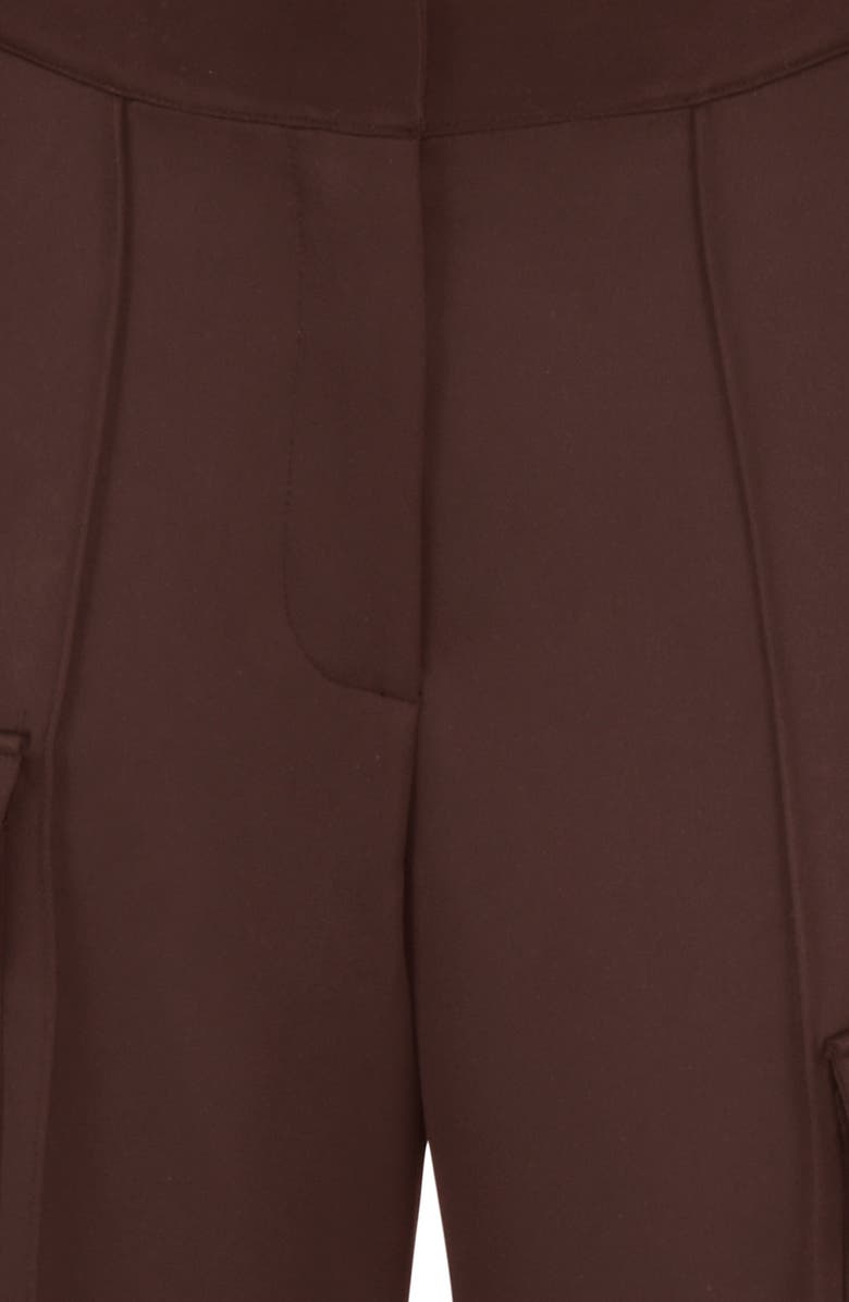 HOUSE OF CB Daria Seamed Satin Cargo Trousers, Alternate, color, 