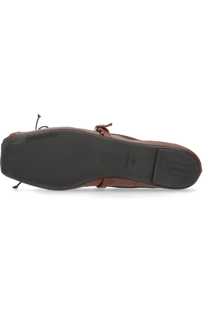 Pretty Ballerinas Square Toe Ballet Slide, Alternate, color, Brown
