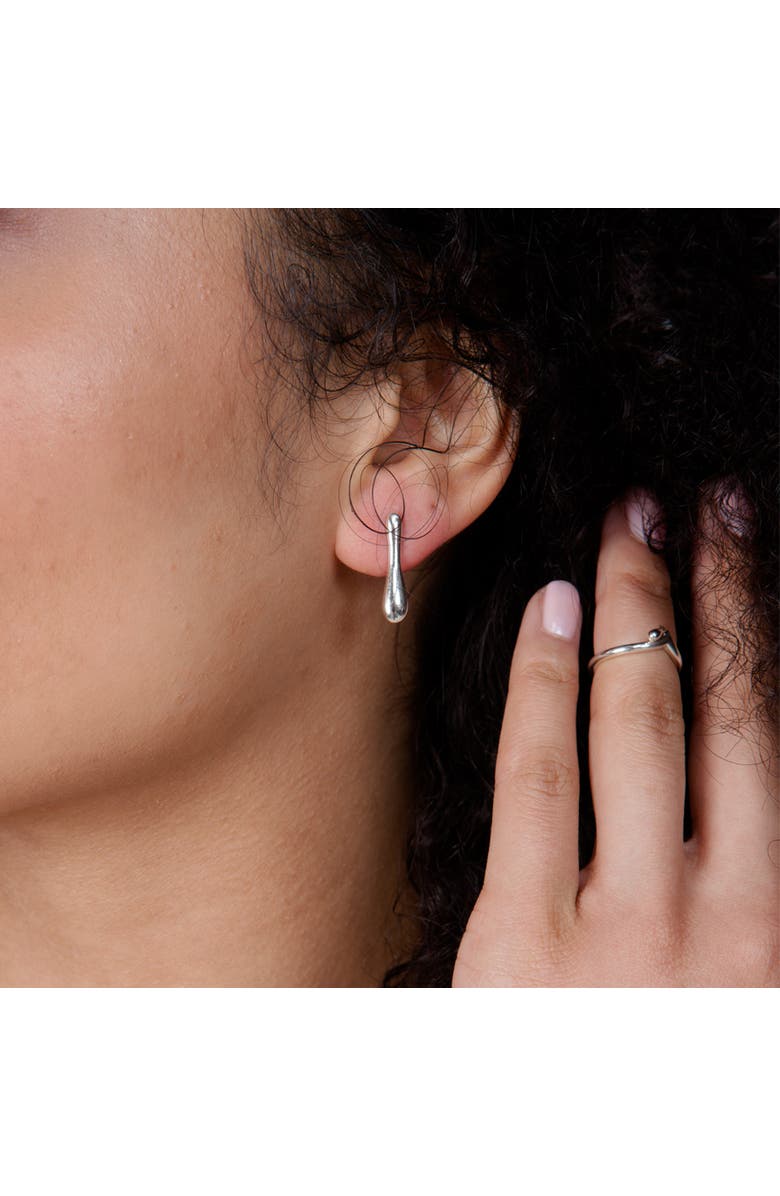 Lucy Quartermaine Drop Studs, Alternate, color, Sterling Silver