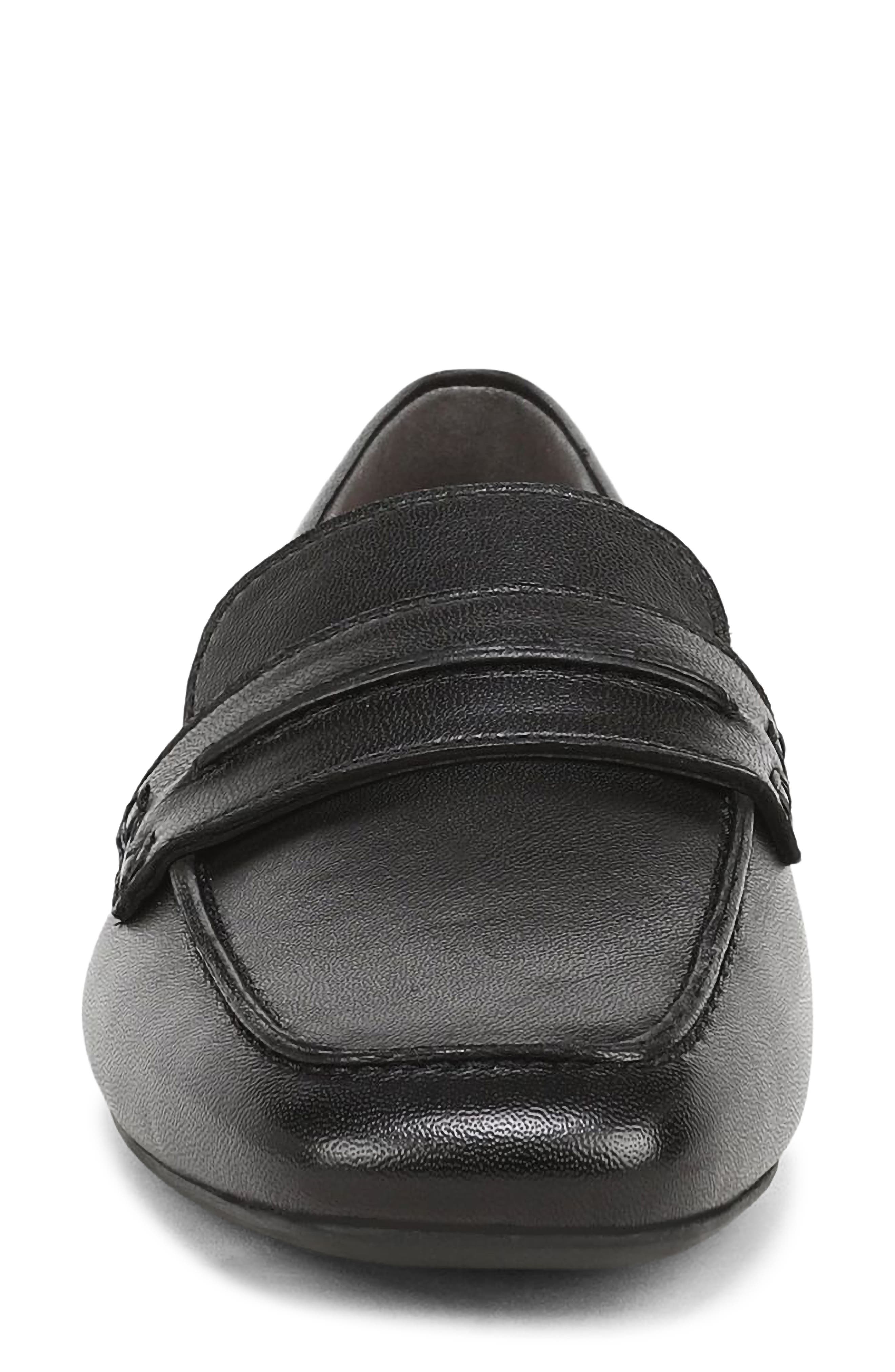 Henley Penny Loafer, Alternate, color, BLACK LEATHER