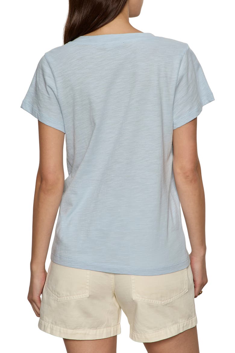 V-Neck T-Shirt, Alternate, color, BLUE AURA
