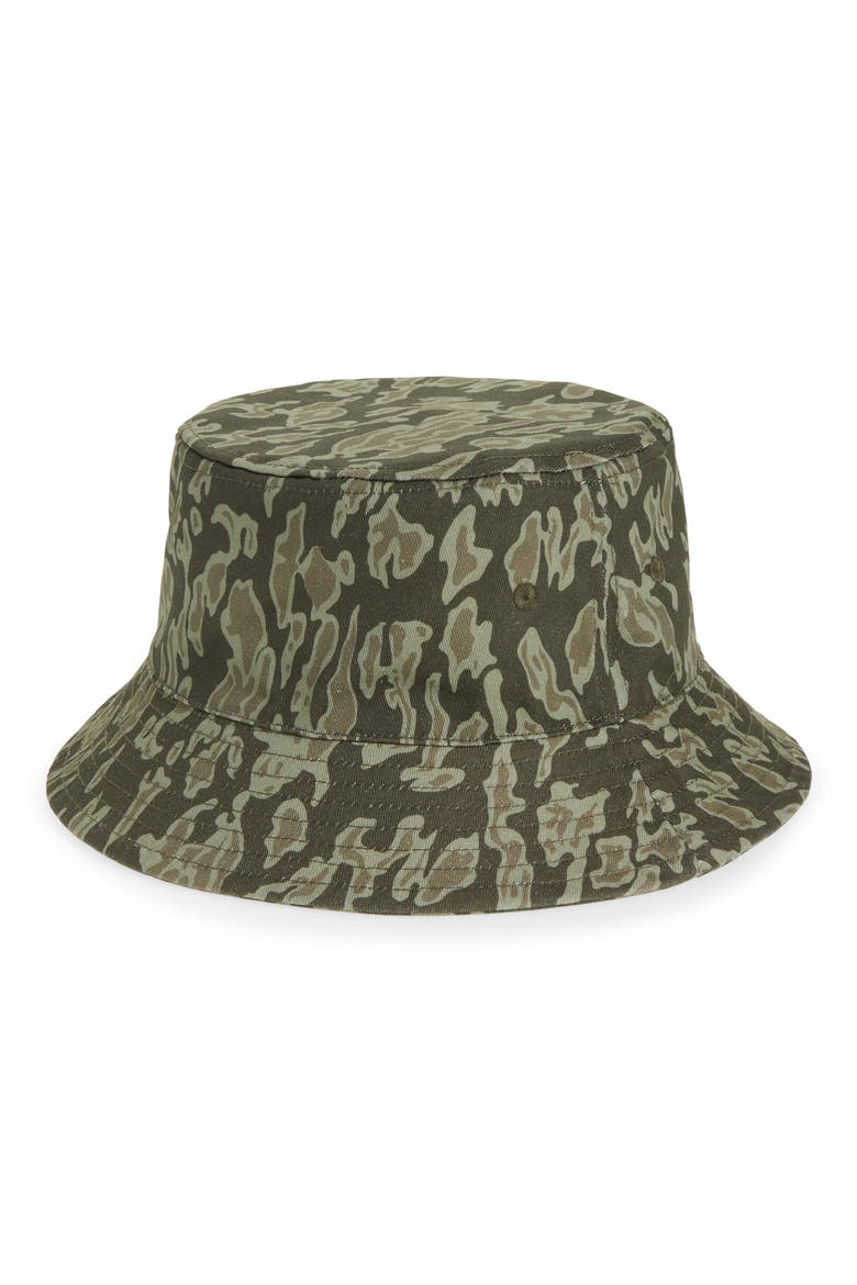 Twill Bucket Hat, Main, color, CAMO