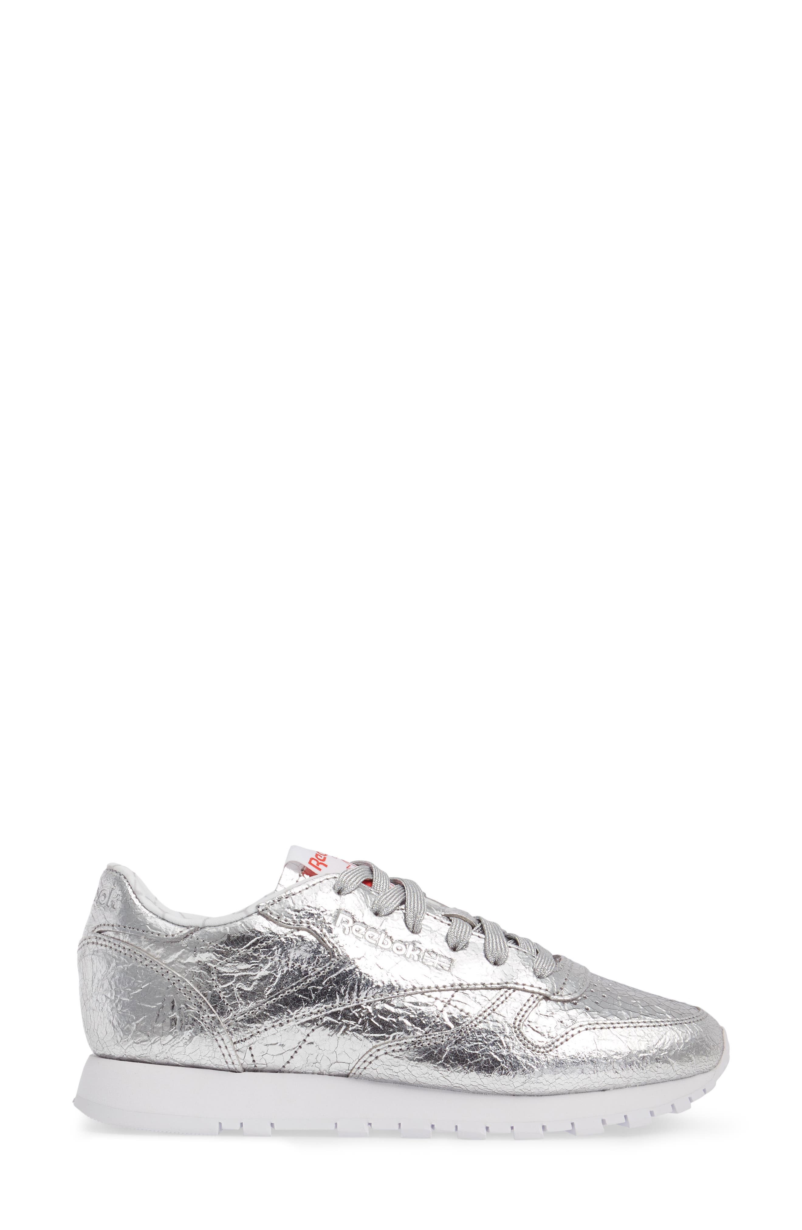 Reebok Classic Leather HD Foil Sneaker, Alternate, color, 