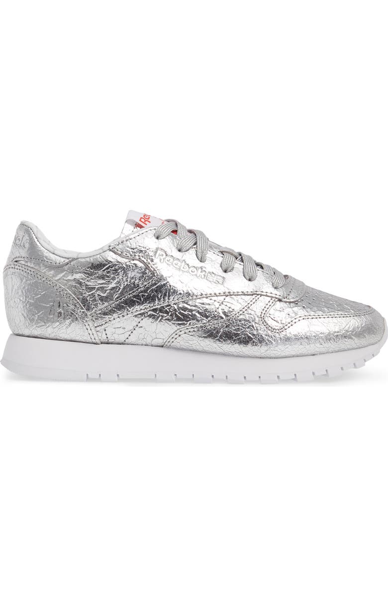 Reebok Classic Leather HD Foil Sneaker, Alternate, color,