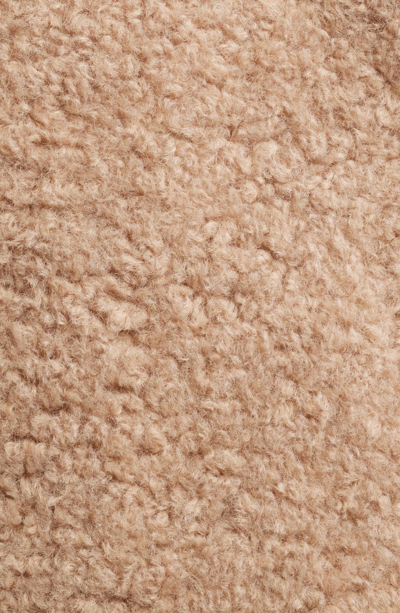 BCBG Long Teddy Coat, Alternate, color, Oatmeal