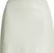 FRAME The Leather Miniskirt