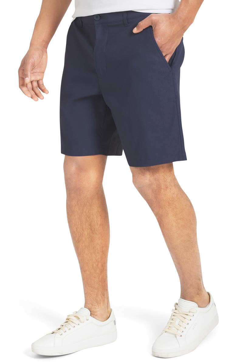 DKNY SPORTSWEAR Essential Tech Chino Shorts, Alternate, color, Navy