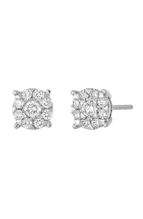 Mika Diamond Stud Earrings