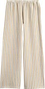 Good Luck Girl Kids' Stripe Pull-On Wide Leg Pants