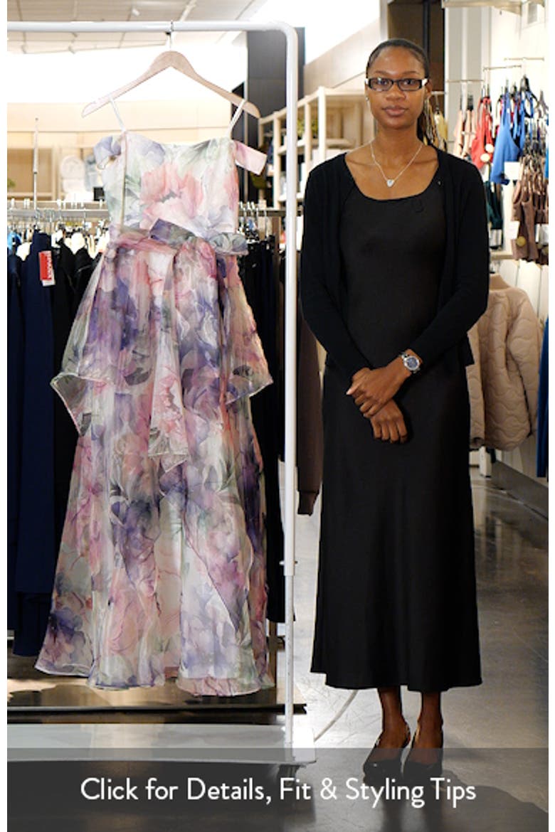 Floral Off the Shoulder Ballgown video