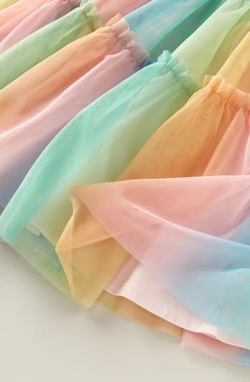 Kids' Tiered Rainbow Tutu Dress