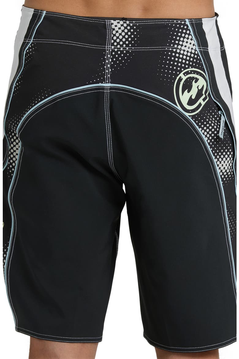Fluid 2K Pro Board Shorts, Alternate, color, BLACK