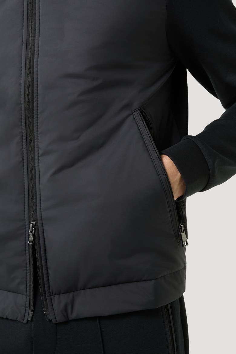 Rover Hybrid Jersey Jacket, Alternate, color, Black