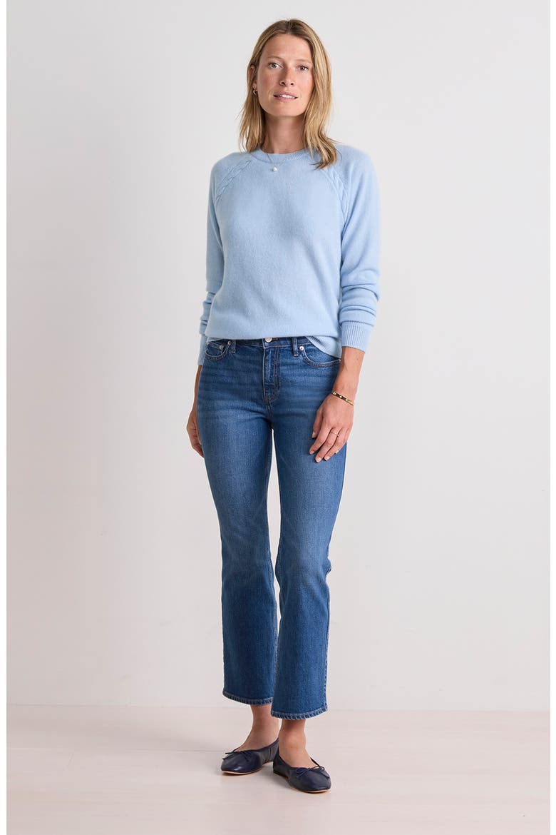 Kick Flare Jeans, Alternate, color, COASTAL BLUE