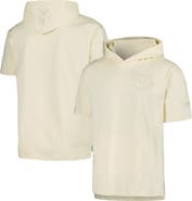 PRO STANDARD Men's Pro Standard Cream Cleveland Guardians Neutral Short Sleeve Hoodie T-Shirt